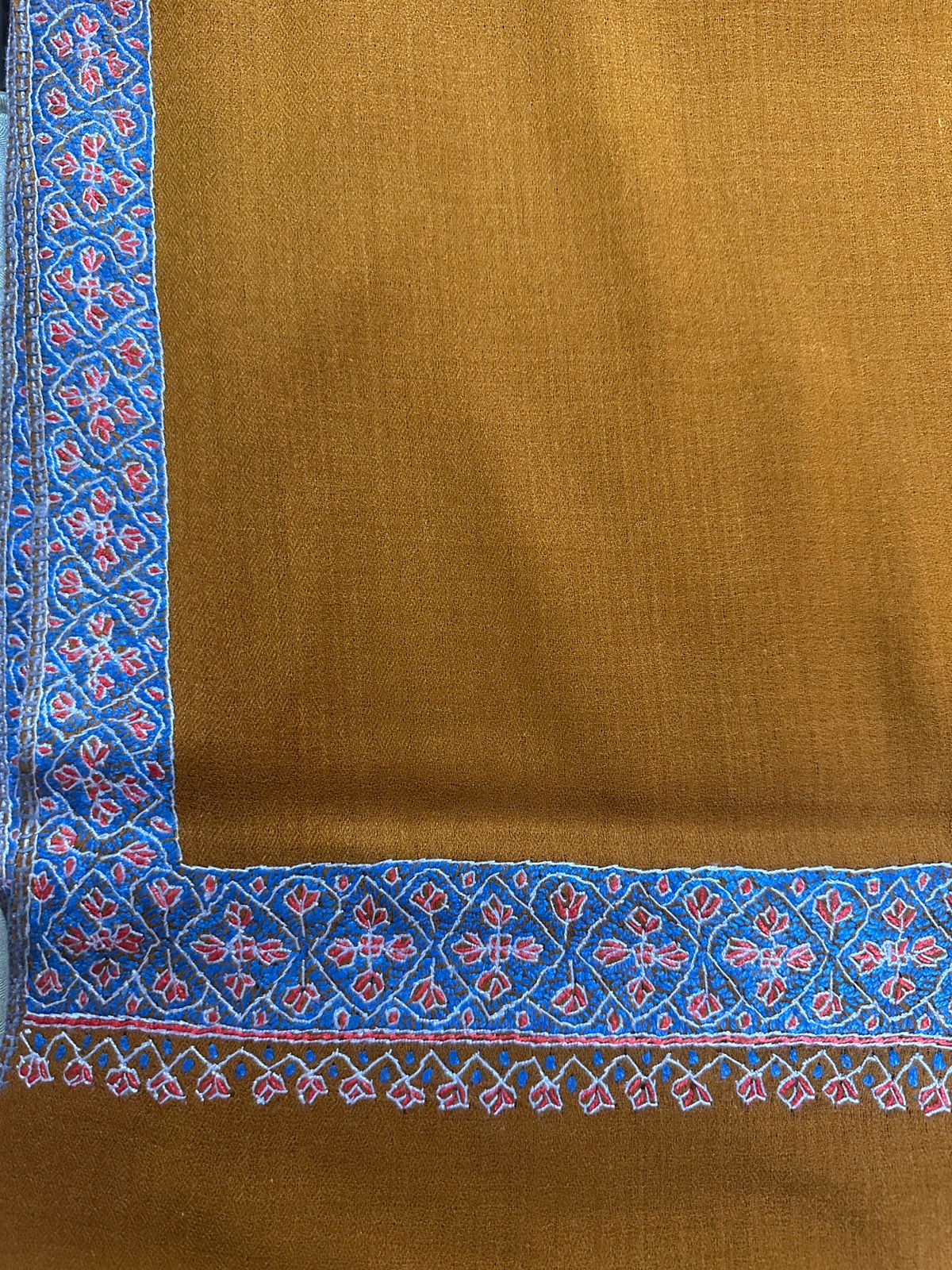 Super Fine Pashmina with Border Hand Embroidery - Image 3