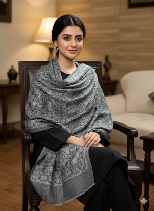 The Zenith of Luxury: Kashmiri Kaani Work on Pure Pashmina
