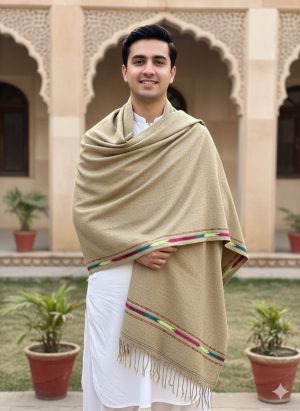 The Swat Dhussa: A Traditional Gents Wool Shawl