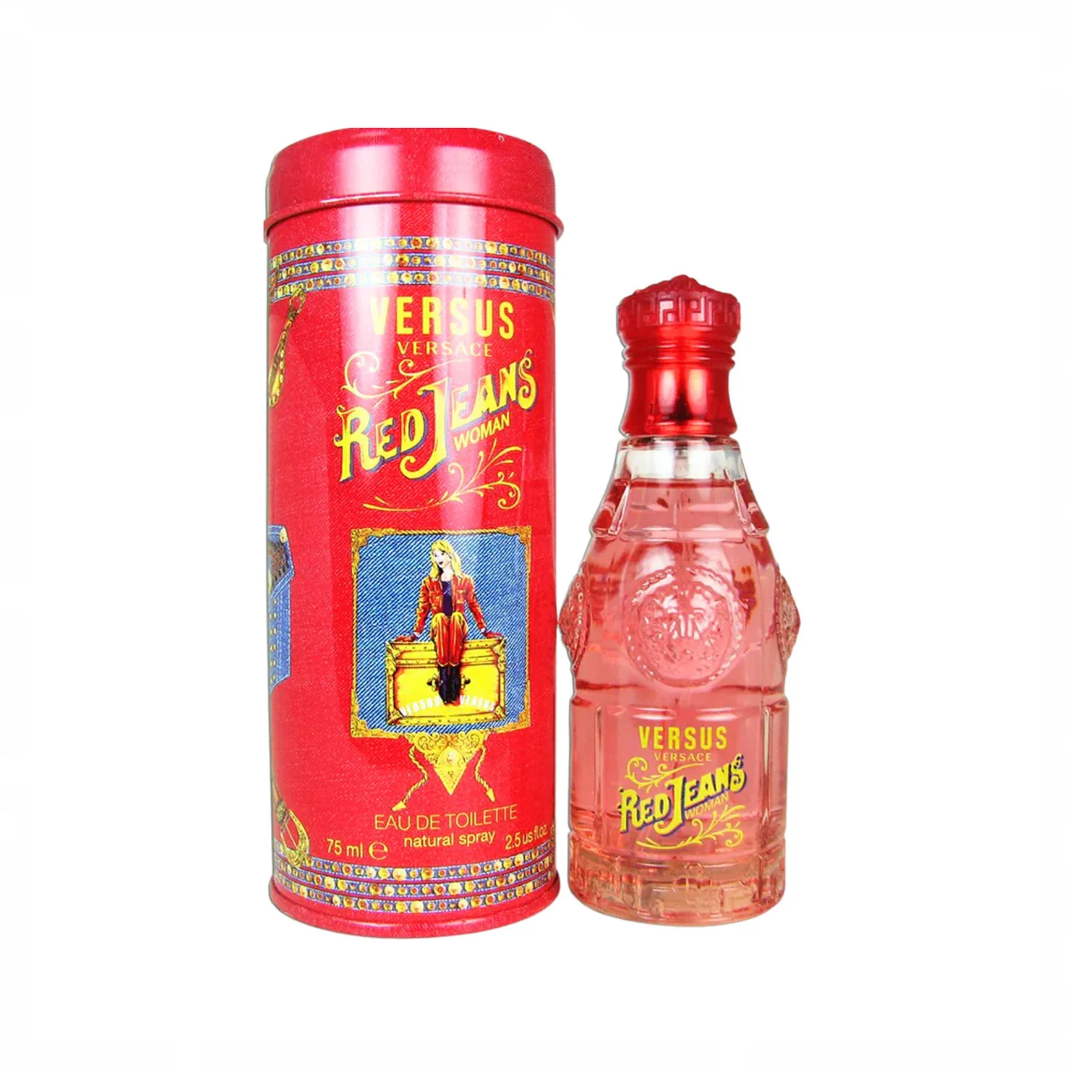 VERSACE RED JEAN WOMEN EDT 75ML - Image 2