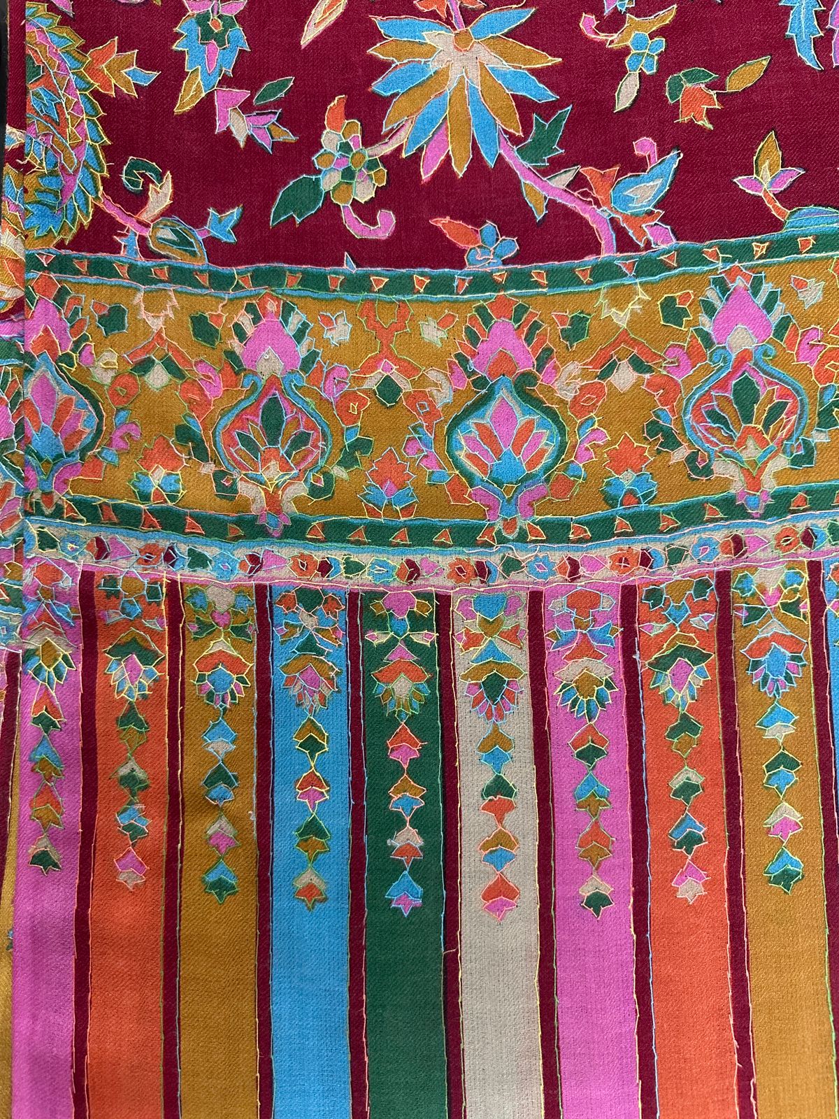 Pure Pashmina with Kashmiri Kalam Kaar - Image 8