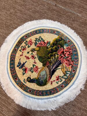 Irani Bamboo Silk Carpet | Machine Made, Hand Finished | 50x50