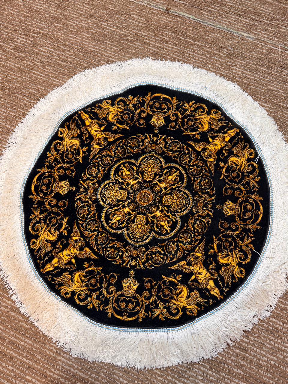 Irani Bamboo Silk Carpet | Machine Made, Hand Finished | 50x50