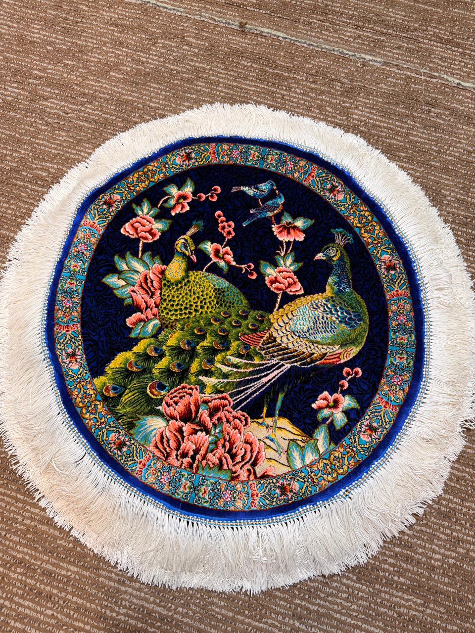 Irani Bamboo Silk Carpet | Machine Made, Hand Finished | 50x50