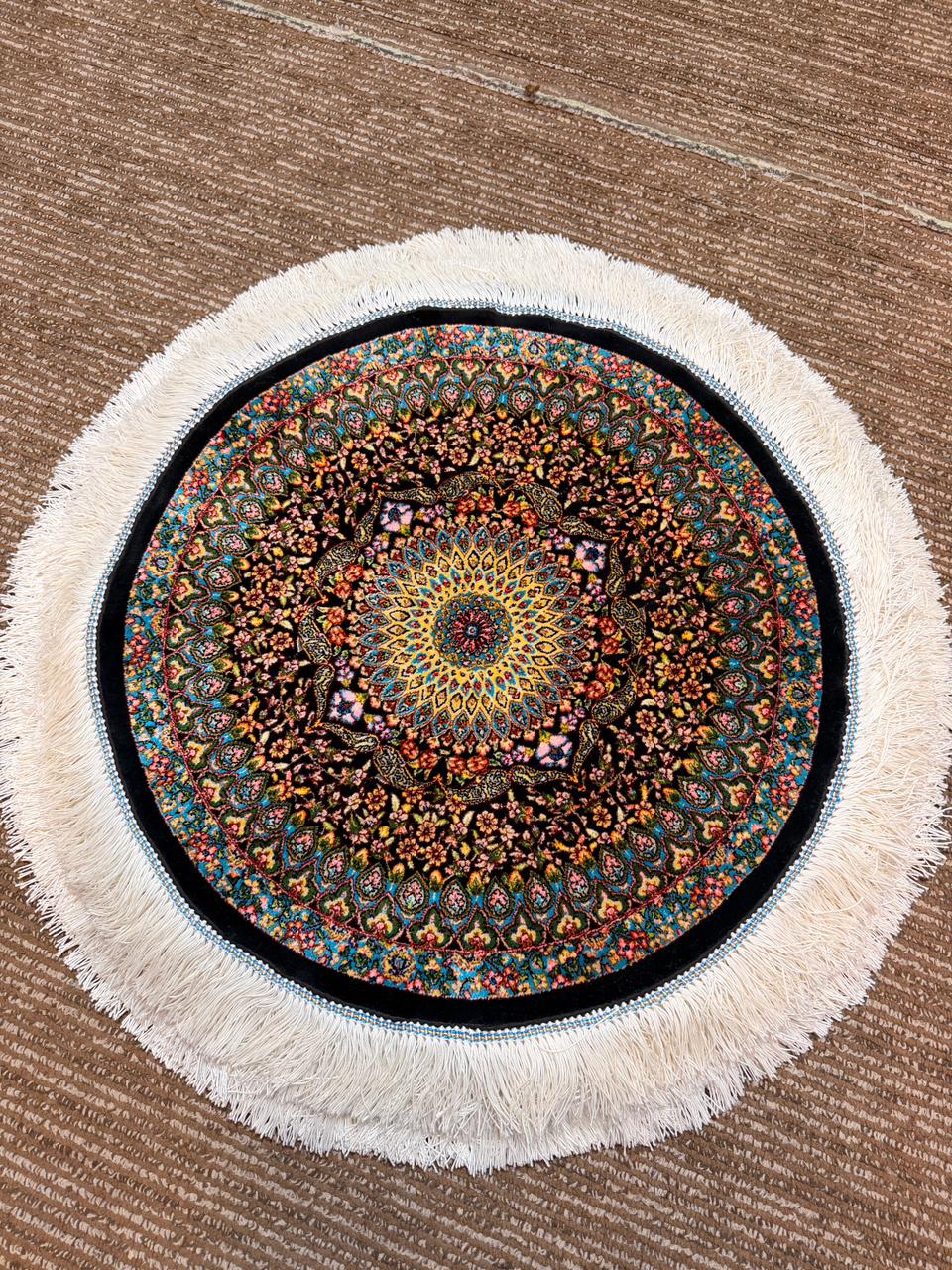 Irani Bamboo Silk Carpet | Machine Made, Hand Finished | 50x50